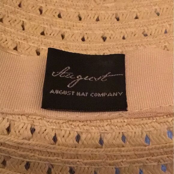 Stylish Beige Straw Hat with Tassel by August Hat Co. - Picture 6 of 6